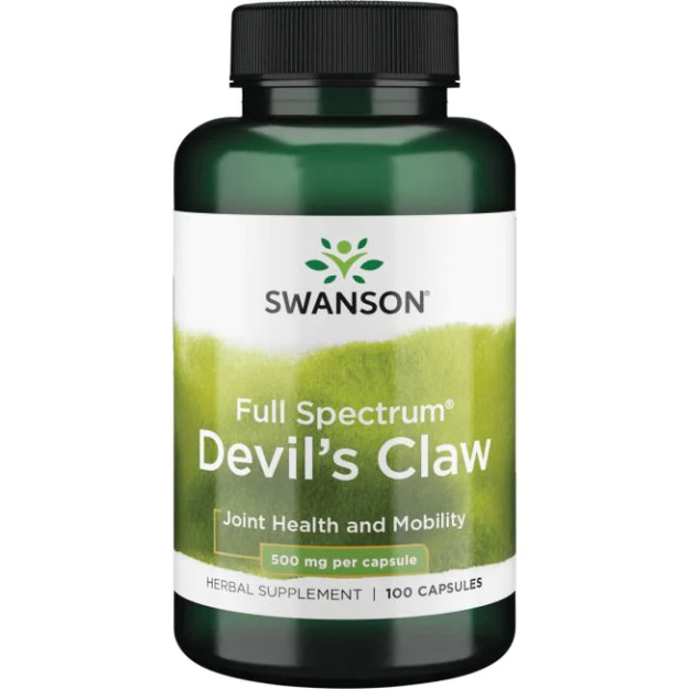 Swanson Devils Claw 500 mg 100 capsules photo