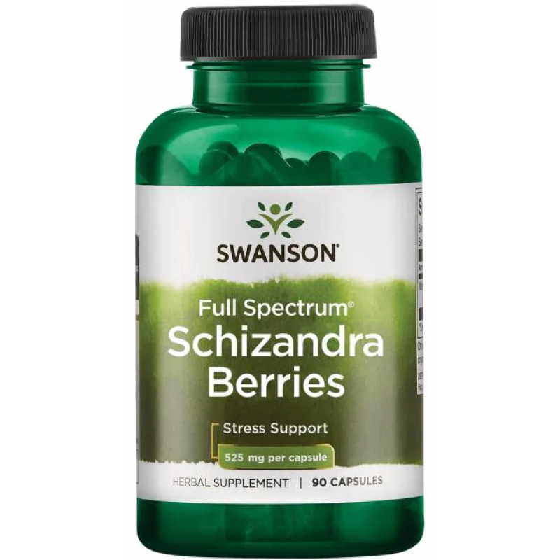 Swanson Full Spectrum Schizandra marjad 90 kapslit foto