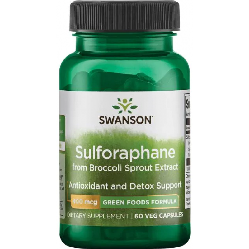 Swanson Sulforafaan - roheliste toitude valem - 60 kapslit foto