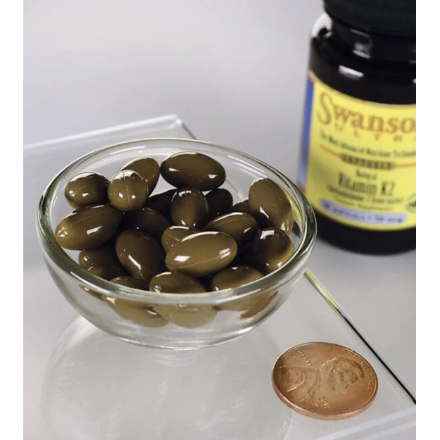 Swanson Natural Vitamin K2 (Menaquinone-7 from Natto) 50 mcg 30 softgels picture Swanson Natural Vitamin K2 (Menaquinone-7 from Natto) 50 mcg 30 softgels photo