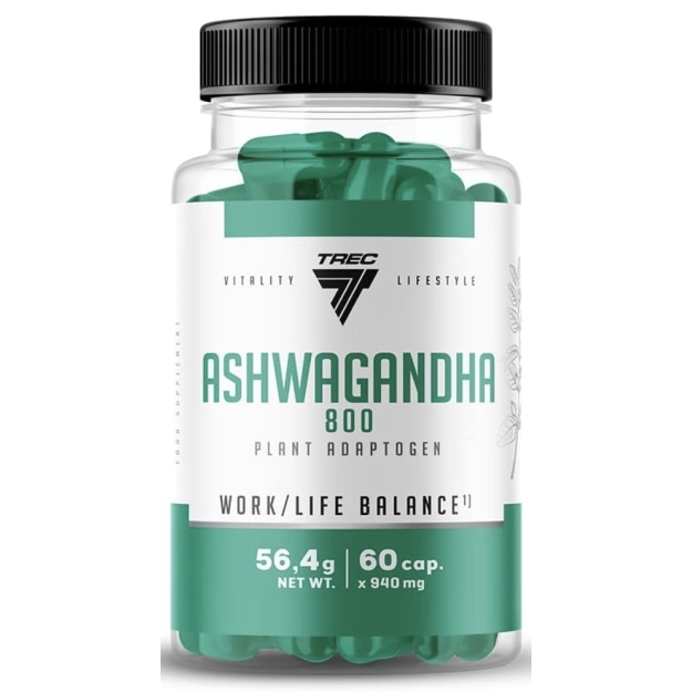 Trec Nutrition Ashwagandha 800 - Ashwagandha root extract - 60 capsules picture Trec Nutrition Ashwagandha 800 - Ashwagandha root extract - 60 capsules photo