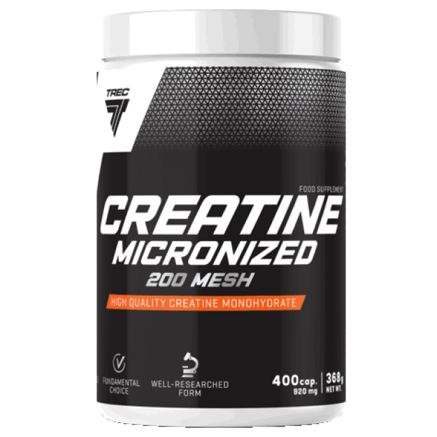 Trec Nutrition Creatine micronized 200 mesh- Creatine Monohydrate 400 capsules picture Trec Nutrition Creatine micronized 200 mesh- Creatine Monohydrate 400 capsules photo