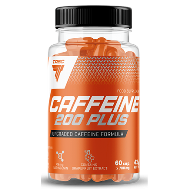 Caffeine 200 Plus - täiendatud kofeiin - 60 kapslit