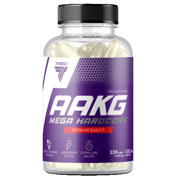 Trec Nutrition AAKG Mega Hardcore - L-arginiin ja L-tsitrulliin - 240 kapslit pilt Trec Nutrition AAKG Mega Hardcore - L-arginiin ja L-tsitrulliin - 240 kapslit foto