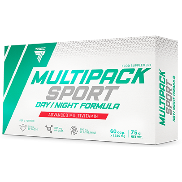 Trec Nutrition Multipack Sport dienos/nakties formulė 60 kapsulių paveikslėlį Trec Nutrition Multipack Sport dienos/nakties formulė 60 kapsulių nuotrauka