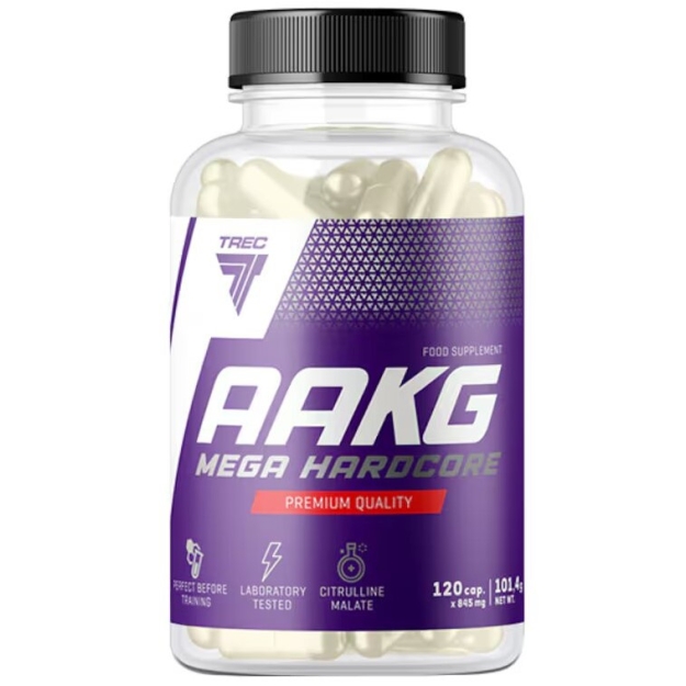 Trec Nutrition AAKG Mega hardcore 120 capsules Trec Nutrition AAKG Mega hardcore 120 capsules