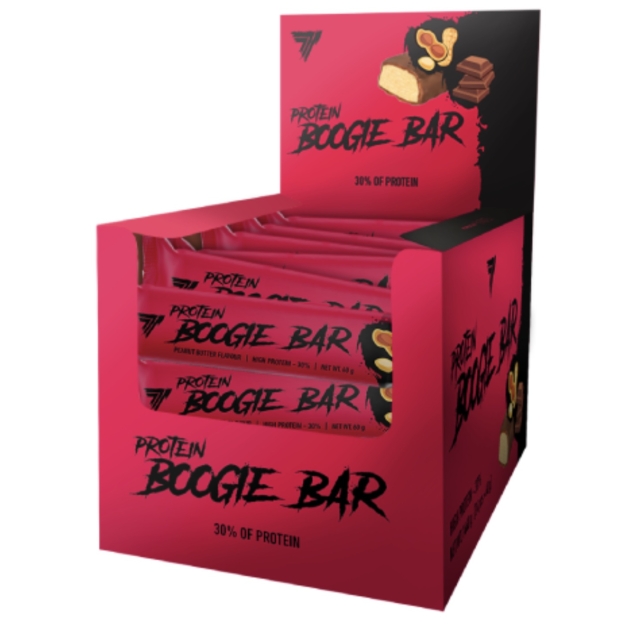 Trec Nutrition Baltymų batonėlis Boogie 60 g - riešutų sviestas paveikslėlį Trec Nutrition Baltymų batonėlis Boogie 60 g - riešutų sviestas nuotrauka