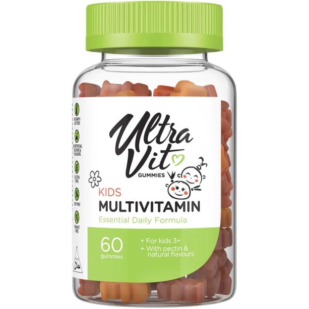 Vaikų multivitaminų 60 gumos