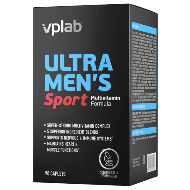 Ultra Men's Sport Multivitamīni 90 caplets
