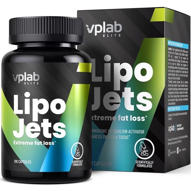 VPLab Nutrition LipoJets 100 kapslit