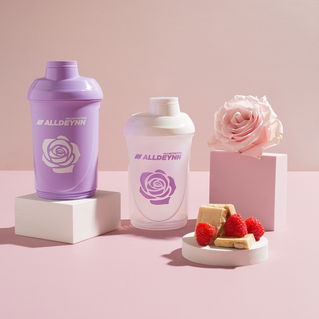 AllNutrition Alldeynn Shaker 600 ml + 350 ml - violetinė paveikslėlį AllNutrition Alldeynn Shaker 600 ml + 350 ml - violetinė nuotrauka