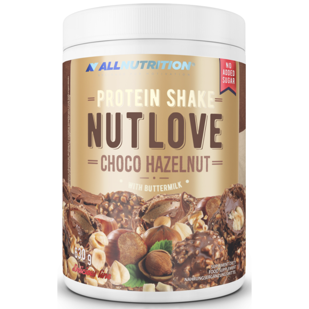 AllNutrition Nutlove Protein Shake 630 g, chocolate hazelnut photo