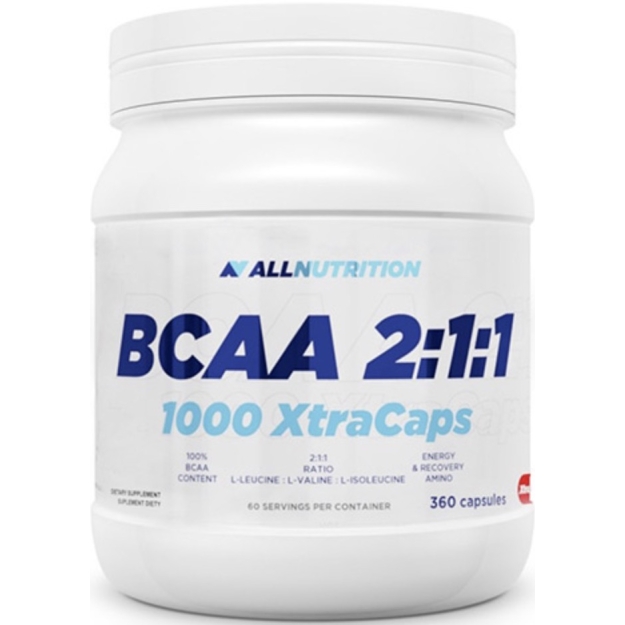 AllNutrition Bcaa 2:1:1 XtraCaps 360 kapslit pilt AllNutrition Bcaa 2:1:1 XtraCaps 360 kapslit foto