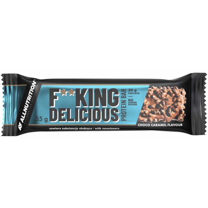 Fitking Delicious Protein bar 55 g , chocolate caramel AllNutrition buy here