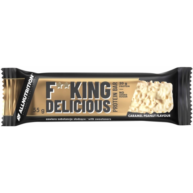 Fitking Delicious Protein bar 55 g, karamelline maapähkel