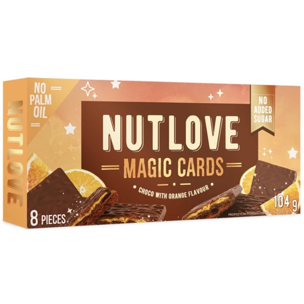 AllNutrition Nutlove Magic Cards 104 g - Chocolate With Oragne Flavour picture AllNutrition Nutlove Magic Cards 104 g - Chocolate With Oragne Flavour photo
