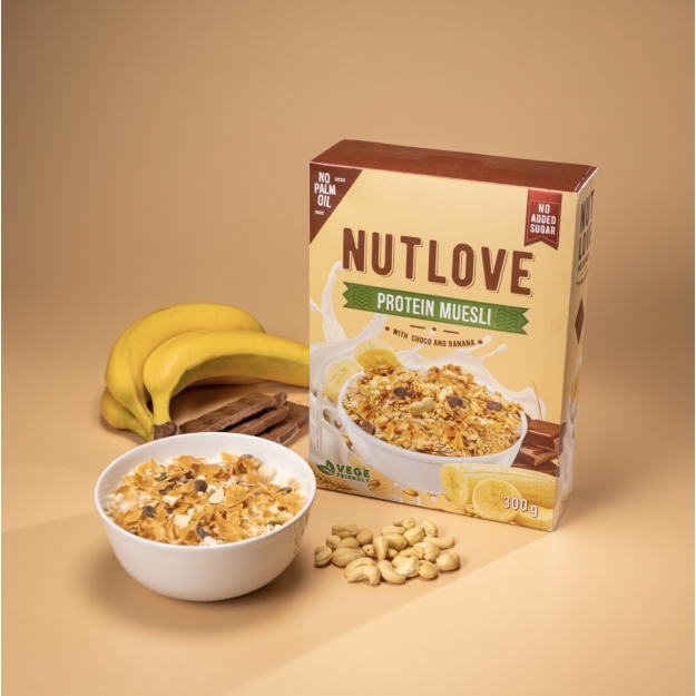 AllNutrition Nutlove Muslis 300 g - šokoladinis bananas paveikslėlį AllNutrition Nutlove Muslis 300 g - šokoladinis bananas nuotrauka