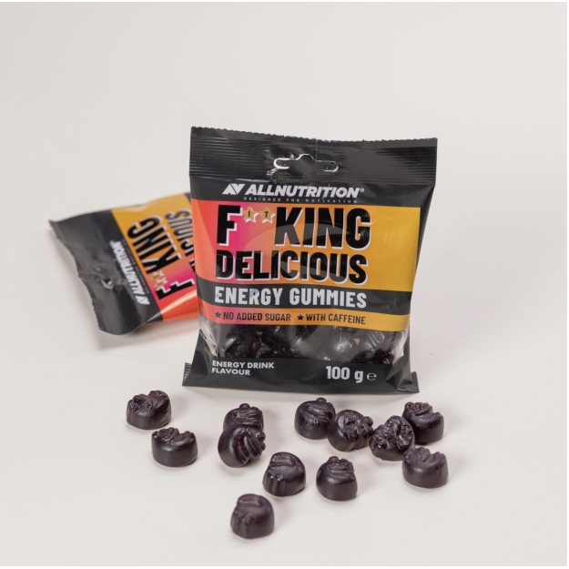 AllNutrition Fitking Delicious Energia kummikommid 100 g pilt AllNutrition Fitking Delicious Energia kummikommid 100 g foto