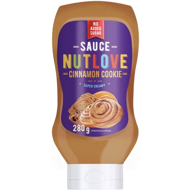 Nutlove Sauce 280 g - cinamono sausainių traškėjimas
