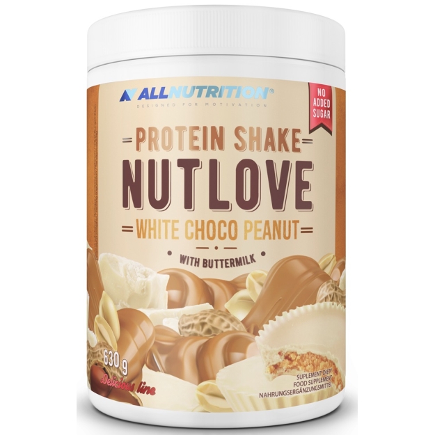 AllNutrition Nutlove Protein Shake 630 g - white chocolate peanut photo