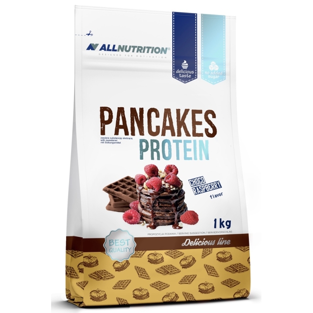 AllNutrition Valgupannkoogid 1000 g - šokolaadi vaarikas foto