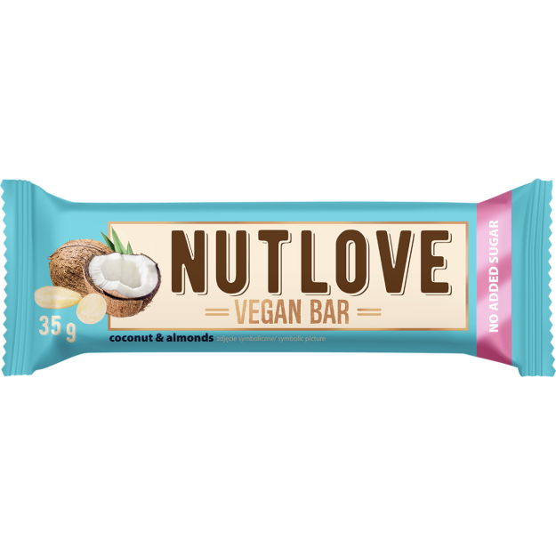 Nutlove Vegan Bar Coconut & Almonds 35 g