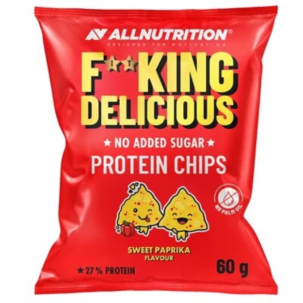 AllNutrition Proteiinikrõpsud 60 g, magus paprika pilt AllNutrition Proteiinikrõpsud 60 g, magus paprika foto