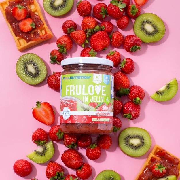 AllNutrition Frulove in Jelly 500 g - kiviai ir braškės paveikslėlį AllNutrition Frulove in Jelly 500 g - kiviai ir braškės nuotrauka