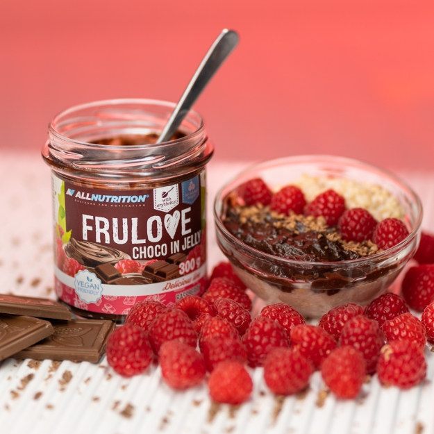 AllNutrition Frulove Choco In Jelly 300 g - Raspberry AllNutrition Frulove Choco In Jelly 300 g - Raspberry