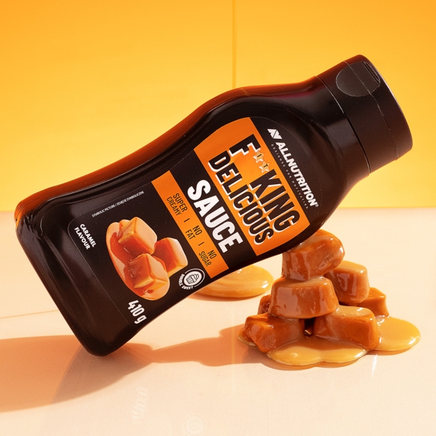 AllNutrition Fitking Delicious Padažas 410 g - Karamelė paveikslėlį AllNutrition Fitking Delicious Padažas 410 g - Karamelė nuotrauka