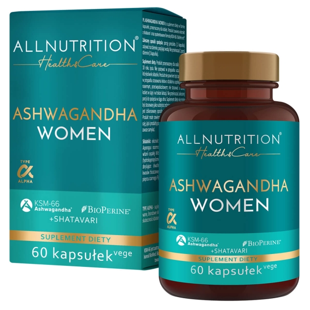 AllNutrition Health&Care Ashwagandha Women 60 kapsulių AllNutrition Health&Care Ashwagandha Women 60 kapsulių