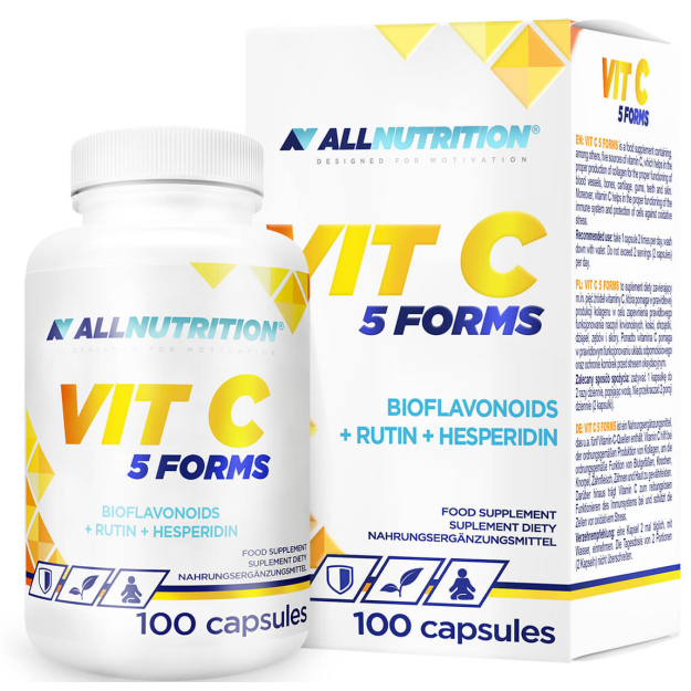 AllNutrition Vit C 5 Forms 100 capsules picture AllNutrition Vit C 5 Forms 100 capsules photo