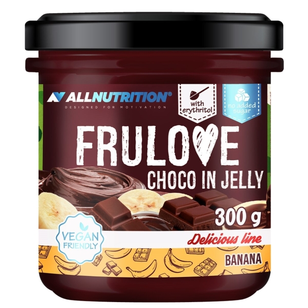 AllNutrition Frulove Choco In Jelly 300 g - Banāns AllNutrition Frulove Choco In Jelly 300 g - Banāns