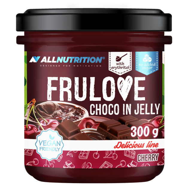 AllNutrition Frulove Choco In Jelly 300 g - Kirss AllNutrition Frulove Choco In Jelly 300 g - Kirss