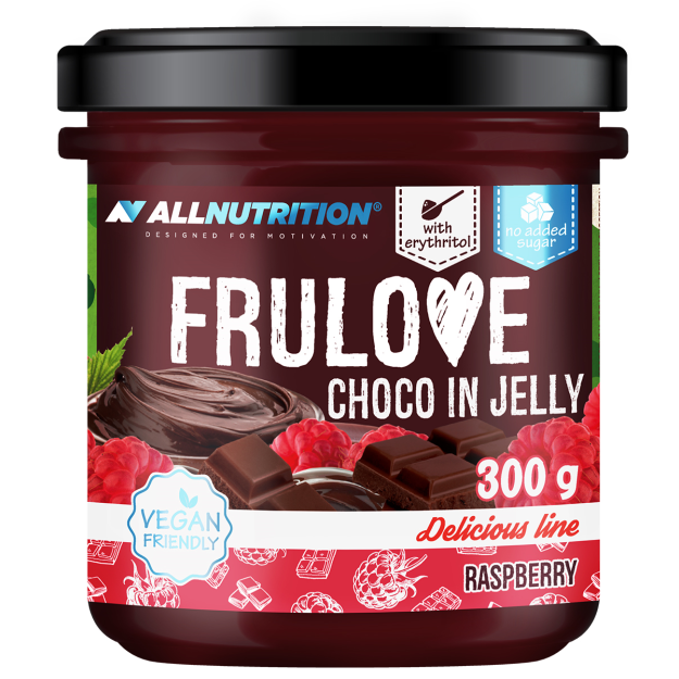 AllNutrition Frulove Choco In Jelly 300 g - Raspberry AllNutrition Frulove Choco In Jelly 300 g - Raspberry