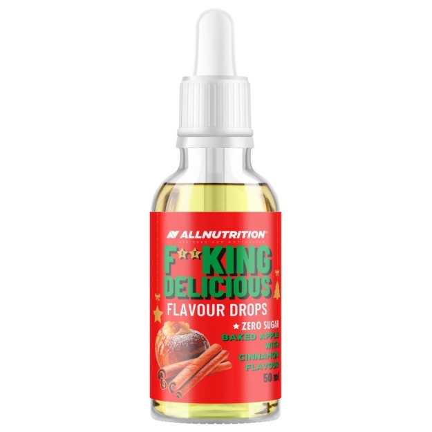 Fitking Flavour Drops 50 мл - Печеное яблоко с корицей