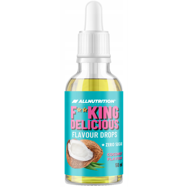AllNutrition Fitking Flavour Drops 50 мл - Кокос AllNutrition Fitking Flavour Drops 50 мл - Кокос