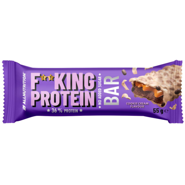Fitking Delicious Protein bar 55 g, cookie cream