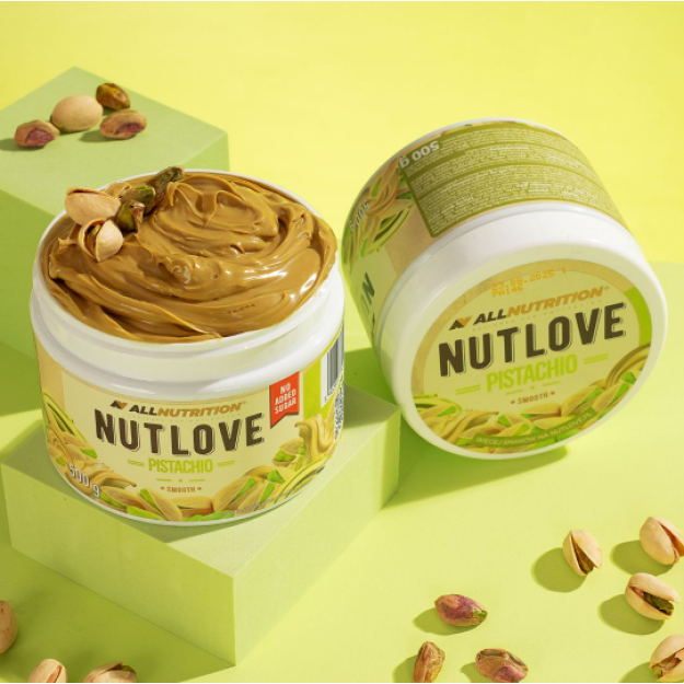 AllNutrition Nutlove 500 g - Pistachio Smoth AllNutrition Nutlove 500 g - Pistachio Smoth