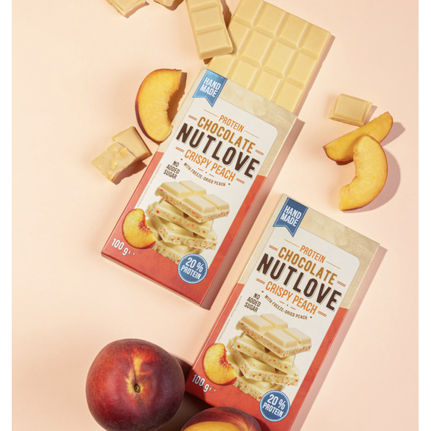 AllNutrition Протеиновый шоколад 100 г - Хрустящий персик AllNutrition Протеиновый шоколад 100 г - Хрустящий персик