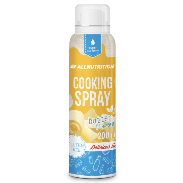 AllNutrition Cooking Spray 200 ml - Sviestas AllNutrition Cooking Spray 200 ml - Sviestas