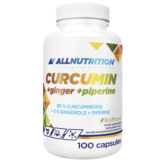 AllNutrition Curcumin + Ginger + Piperine 100 capsules AllNutrition Curcumin + Ginger + Piperine 100 capsules