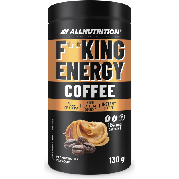 Fitking Energy Coffee 130 g - Žemės riešutų sviestas