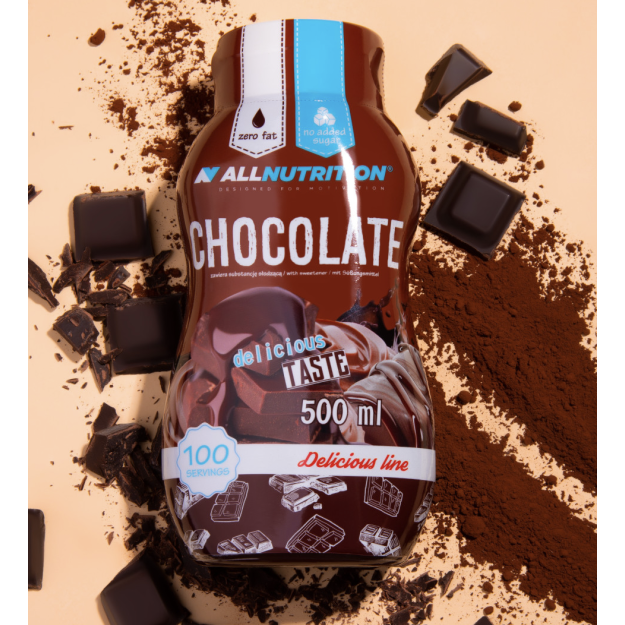 AllNutrition Padažas 500 ml - šokoladas AllNutrition Padažas 500 ml - šokoladas