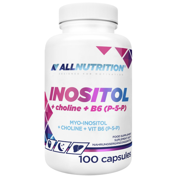 AllNutrition Koliin + Inositool + B6 (P-5-P) 100 kapslit pilt AllNutrition Koliin + Inositool + B6 (P-5-P) 100 kapslit foto
