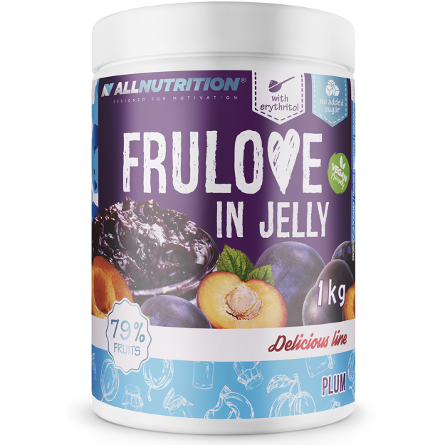 AllNutrition Frulove In Jelly 1000 g - Ploom pilt AllNutrition Frulove In Jelly 1000 g - Ploom foto