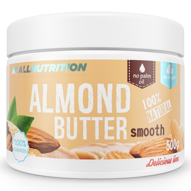 AllNutrition DELICIOUS LINE ALMOND CREAM 500 g SMOOTH fotogrāfija