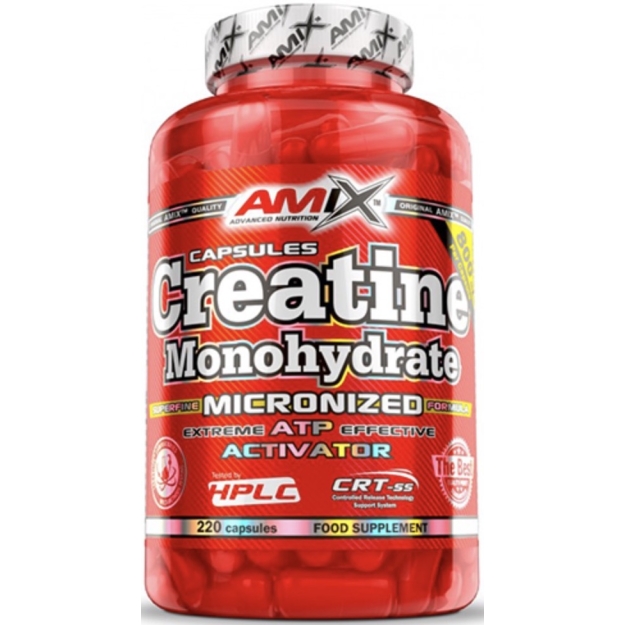 Creatine Monohydrate 750 mg 220 kapslit