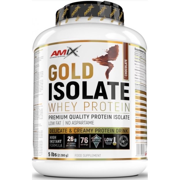Amix Nutrition Gold Whey Protein Isolate 2280 г фото