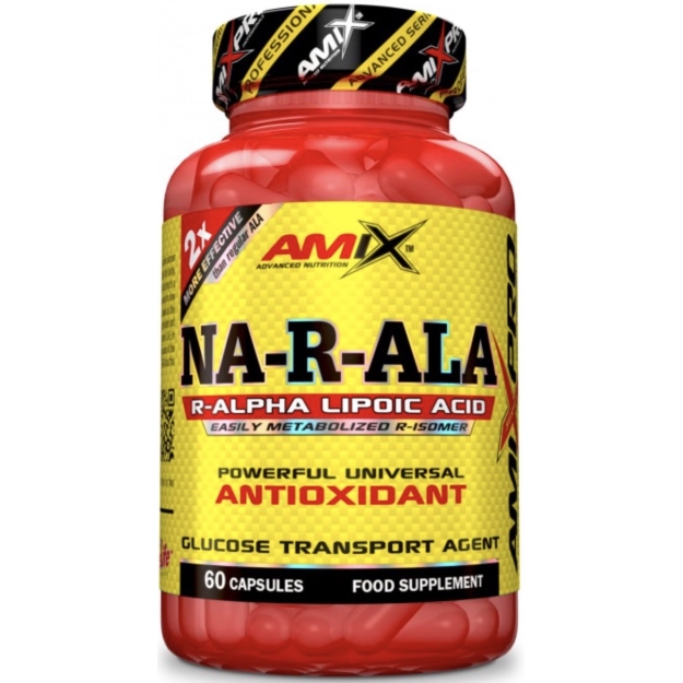 Amix Nutrition Na-R-Alpha Lipoic Acid 100 мг 60 капсул картинка Amix Nutrition Na-R-Alpha Lipoic Acid 100 мг 60 капсул фото